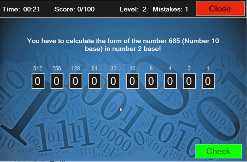 Binary Game