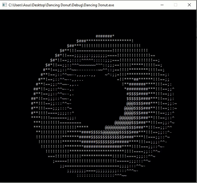 Dancing Donut