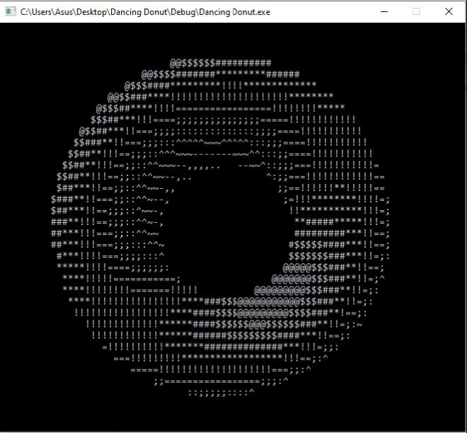 Dancing Donut